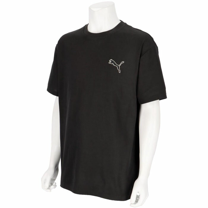 プーマ メンズ ESS MX CAT エンブロイダリ- ピケ Tシャツ 半袖Tシャツ トップス カジュアルウェア トレーニング ホワイト 白 ブラック 黒 送料無料 PUMA 686864