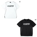 スパッツィオ メンズ レディース VGパイピングカットプラシャツ サッカーウェア フットサルウェア トップス 半袖 吸汗速乾 UVカット ホワイト 白 ブラック...