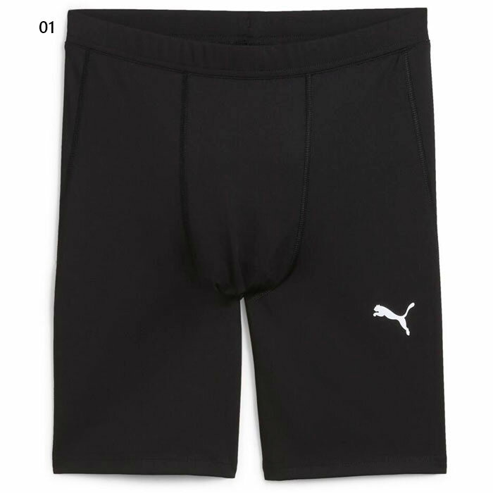 プーマ メンズ RUN FOUNDATION 8 ショートタイツ ジョギング マラソン ランニングウェア ボトムス アンダーウェア スポーツインナー ブラック 黒 送料無料 PUMA 527295