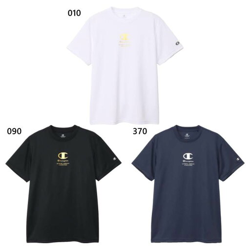 チャンピオン メンズ ショートスリーブTシャツ バレーボールウェア トップス 半袖Tシャツ ホワイト 白 ブラック 黒 ネイビー 送料無料 Champion C3-BV305 チャンピオン メンズ ショートスリーブTシャツ バレーボールウェア トップス 半袖Tシャツ ホワイト 白 ブラック 黒 ネイビー 送料無料 Champion C3-BV305