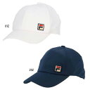 フィラ メンズ レディース キャップ テニス用品 帽子 ホワイト 白 ネイビー 送料無料 FILA EM0106