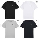 プーマ メンズ ESS スモール プーマロゴ ポリ Tシャツ フィットネス トレーニングウェア トップス 半袖Tシャツ カジュアル ホワイト 白 ブラック 黒 グレー ネイビー 灰色 送料無料 PUMA 687561(4)