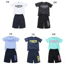 上下セット チャンピオン ジュニア キッズ Tシャツ アンド ショーツセット 半袖Tシャツ トップス ハーフパンツ ボトムス ホワイト 白 ブラック 黒 送料無料 Champion CK-BSW03