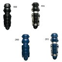 ゼット野球 メンズ レディース 軟式・ゴムソフト用レガーツ 野球用品 キャッチャー用防具 ブラック 黒 ネイビー 送料無料 ZETT BLL4233
