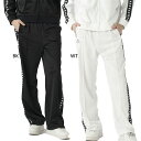 カッパ メンズ バンダ トラックパンツ フィットネス トレーニングウェア ボトムス ジャージ パンツ ズボン ロングパンツ カジュアル ホワイト 白 ブラック ...