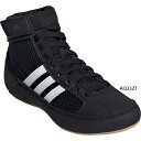 アディダス ジュニア キッズ HVC K レスリングシューズ ボクササイズ ジムトレーニング ブラック 黒 送料無料 adidas AQ3327