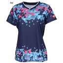 ジュウイック レディース アストラS 卓球ウェア トップス JTTA公認ユニフォーム 吸収速乾 ネイビー 送料無料 JUIC 5693