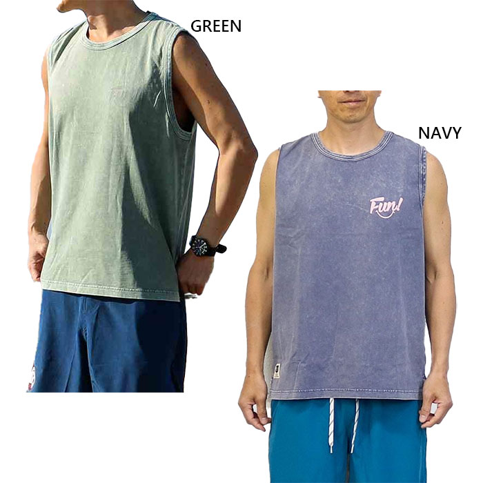 リアルビーボイス メンズ レディース ファン ピグメント スリーブレス FUN PIGMENT SLEEVE LESS カジュアルウェア トップス ノースリーブ...