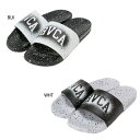 ルーカ メンズ IVY STANCIL SHOWER SANDAL ファッションサンダル サンダル シューズ ホワイト 白 ブラック 黒 送料無料 RVCA VA BF041972(4)