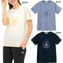 ルコックスポルティフ レディース ヘランカサンスクリーン半袖Tシャツ トップス 吸汗速乾 UVカット ホワイト 白 ネイビー ブルー 青 送料無料 le coq...