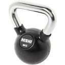 8kg ニシスポーツ メンズ レディース ケトルベルII トレーニング ダンベル ブラック 黒 送料無料 NISHI 3833A882(4)