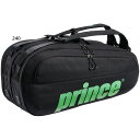 6本入れ プリンス メンズ レディース ラケットバッグ テニスバッグ 鞄 ブラック 黒 送料無料 prince TT502