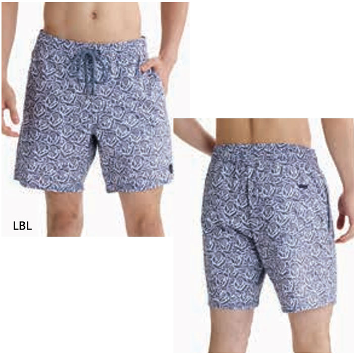 ルーカ メンズ ボードショーツ JESSE BARBA ROSES ELASTIC 17 カジュアル水着 サーフトランクス サーフパンツ マリンスポーツ 海水浴...