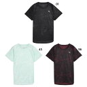 プーマ レディース ランニング ヴェロシティ AOP 半袖 Tシャツ ジョギング マラソン ランニングウェア トップス ブラック 黒 送料無料 PUMA 528...