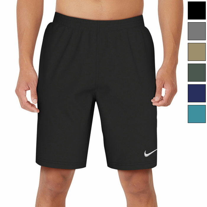 ナイキ メンズ ヒーロースタイル9 ボレーショーツ カジュアル水着 トランクス ブラック 黒 グレー ネイビー 灰色 送料無料 NIKE NESSF558