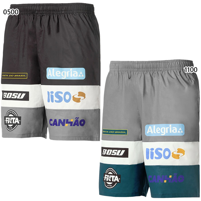 フィンタ メンズ レコルダーレ ウーブン ハーフパンツ サッカーウェア フットサルウェア ボトムス ハーフ ブラック 黒 ネイビー 送料無料 FINTA FT4502