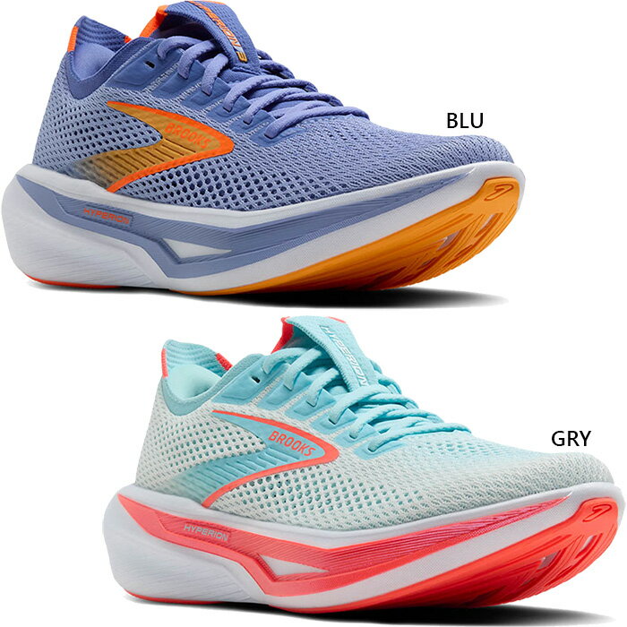 送料無料 ランニングシューズ BRW4532 B幅 レギュラー幅 ブルックス レディース ハイペリオン3 Hyperion 3 ランニングシューズ ジョギング マラソン グレー ブルー 青 灰色 送料無料 BROOKS BRW4532