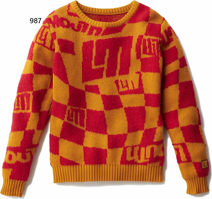 ラウドマウス レディース ウール混ニット セーター ゴルフウェア トップス 長袖 ホワイト 白 ブルー 青 オレンジ 送料無料 LOUDMOUTH 774752