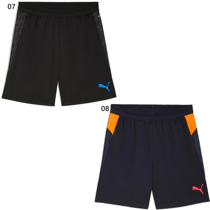 プーマ メンズ インディビカップ INDIVICUP トレーニング ショーツ サッカーウェア フットサルウェア ボトムス ショートパンツ ブラック 黒 ネイビー 送料無料 PUMA 660499