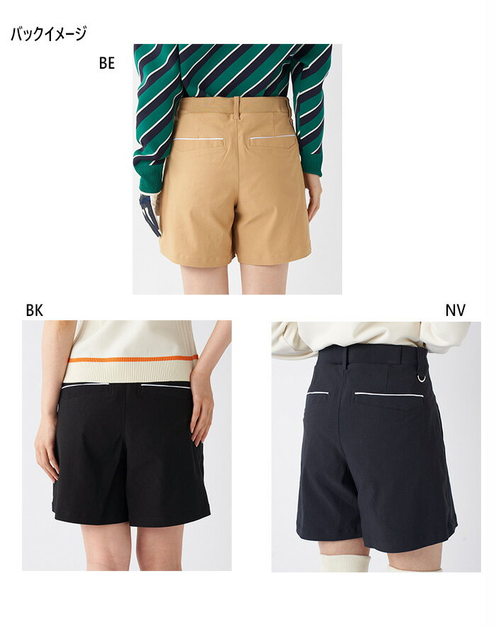 フィラ ゴルフ レディース スカート風ラップキュロットパンツ ゴルフウェア ボトムス 吸汗速乾 UVカット ストレッチ ブラック 黒 ネイビー ベージュ 送料無料 FILA GOLF 795313