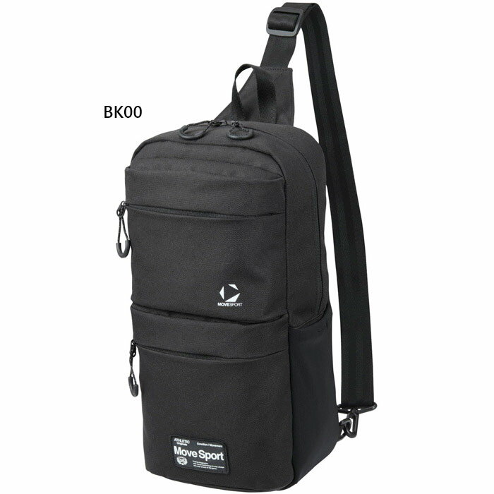約10L デサント メンズ レディース ボディバッグL ウエストポーチ ショルダーバッグ 肩掛け 鞄 ムーブスポーツ ブラック 黒 送料無料 DESCENTE ST5SBZ30U