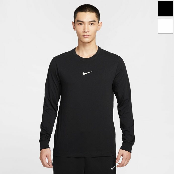 ナイキ メンズ バスケットボール ロングスリーブ Tシャツ バスケットボールウェア トップス 長袖 ホワイト 白 ブラック 黒 送料無料 NIKE HV1771