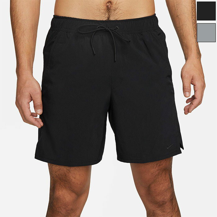 ナイキ メンズ ドライフィット Dri-FIT アンリミテッド 18cm バーサタイル ショートパンツ フィットネス トレーニングウェア ボトムス ブラック 黒 グレー 灰色 送料無料 NIKE DV9341