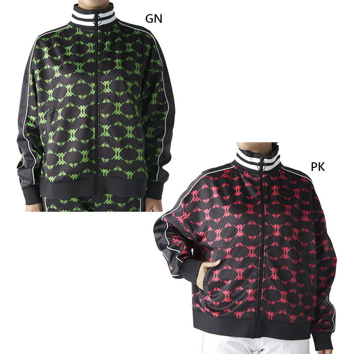 カッパ レディース トラックジャケット ゴルフウェア トップス 長袖 ピンク グリーン 緑 送料無料 Kapp..