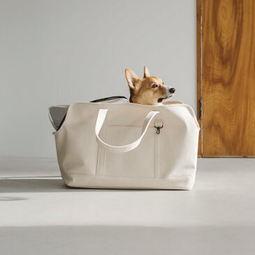 【犬 キャリー】スクエア トート ハンプ ソリッド LL サイズペット用品 愛犬用 ブラック カーキ 中型犬用 お出かけバッグ キャリーバッグ 中型犬 コッカー 柴犬 コーギー 洗濯 洗える ドッグキャリー 病院 通院 旅行 お出掛け 電車 車