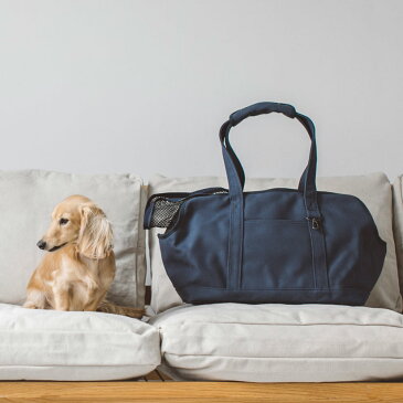 【犬 キャリー】スクエア トート キャンバス ソリッド M サイズ犬 バッグ キャリー ペット 犬用 バック 小型犬 中型犬 おしゃれ シンプル トイプードル ジャック 防災 電車 日本製 ドッグ バッグ クレート 旅行 公共機関 多頭 キャバリア