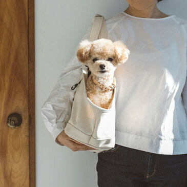 【犬 キャリー】スクエア トート キャンバス ソリッド S サイズ犬 ドッグ いぬ ペット ペット用 動物 犬用バッグ キャリー バッグ キャリーバッグ かばん 鞄 おしゃれ シンプル 日本製 洗える 洗濯 病院 通院 トイプードル チワワ