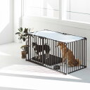 【犬 サークル】犬 サークル ケージ ゲージ ハウス 囲い 柵 室内用 リビング 脱走防止 おしゃれ シンプル ぴったり 屋根 ネット いぬ ドッグ 脱走 防災...