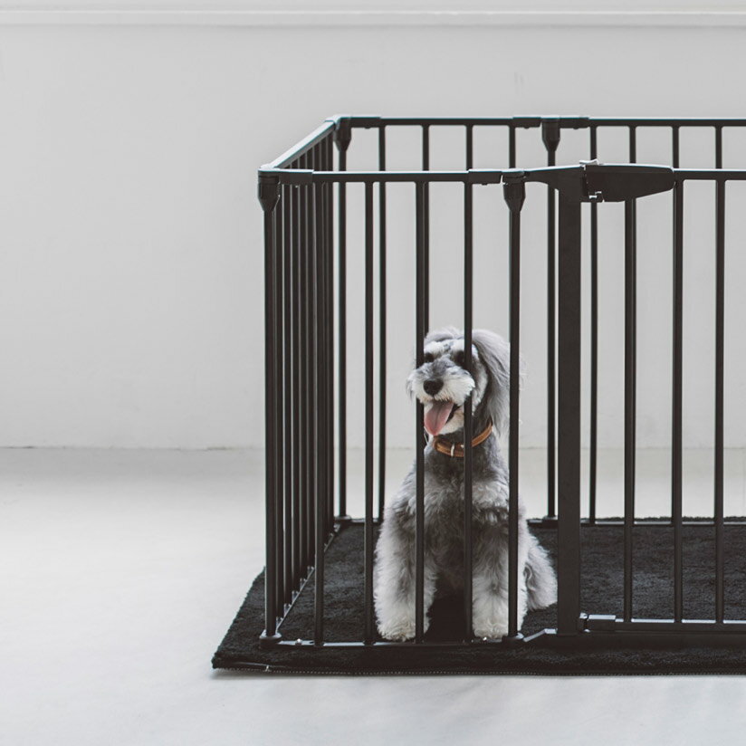 オリジナルスタイリッシュドッグサークルハーフパネル2枚セット犬用