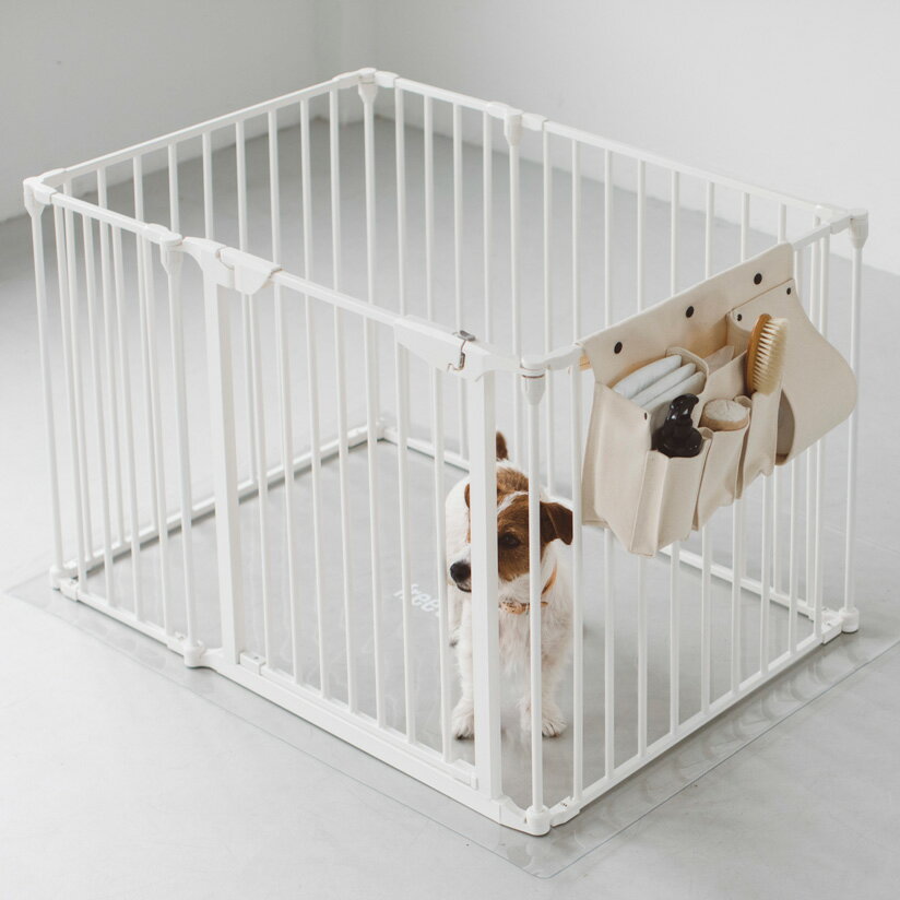 オリジナルスタイリッシュドッグサークルハーフパネル2枚セット犬用