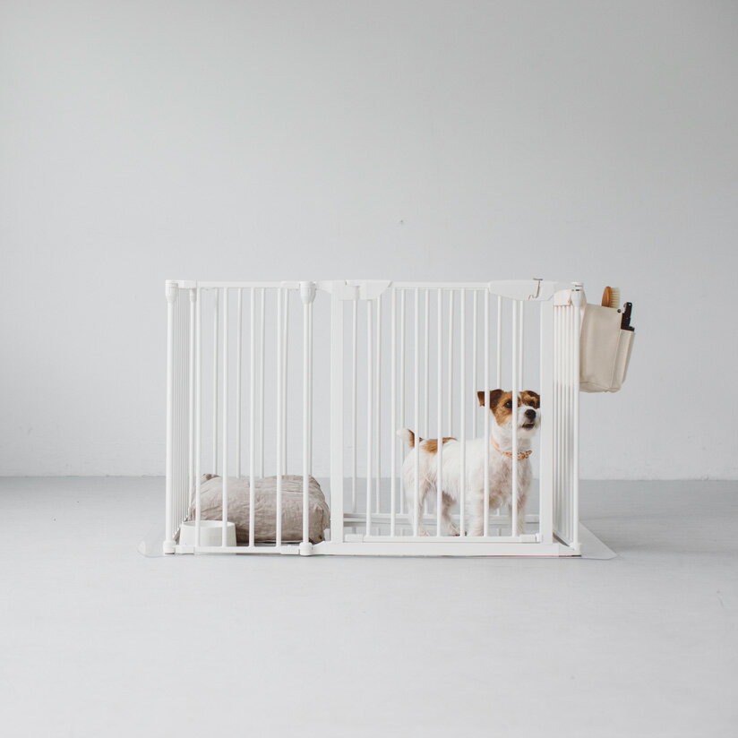オリジナルスタイリッシュドッグサークルハーフパネル2枚セット犬用