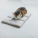 コットン リネン ソフト マット LLサイズ 猫