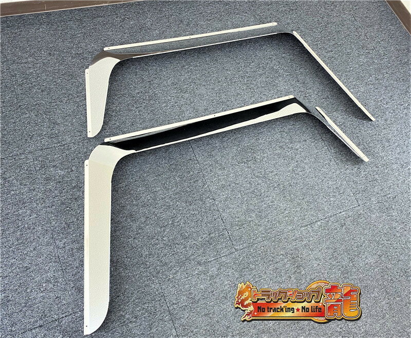 いすゞ ギガ/320フォワード★ドアバイザー★鏡面 ステンレス 左右セット デコトラ