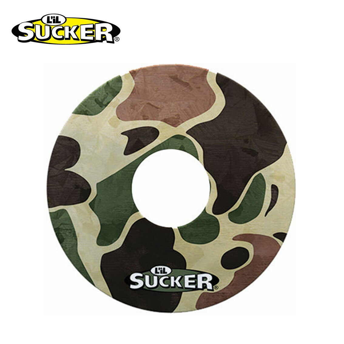 ドリンクホルダー ペットボトル キャンプ リルサッカー L'iL SUCKER ウッディーカモフラージュ カナダ ネオプレン ボトル底 吸着 吸盤 転倒防止 アウトドア