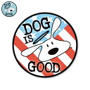マグネット 磁石 車用品 DogisGood ドッグイズグッド カーマグネット ロゴ パトリオット FREEBIRD フリーバード