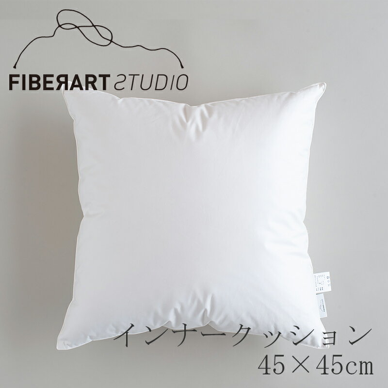 【SALE】インナークッション 45×45cm ダウンクッション5050（ファイバーアートステューディオ／FIBER ART STUDIO）
