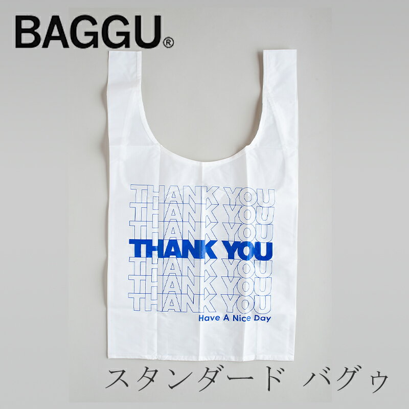 スタンダード バグゥ（バグゥ／BAGGU）THANK YOU ブルー
