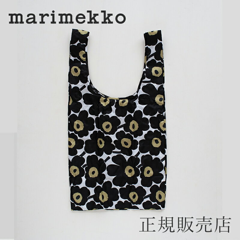 マリメッコ エコバッグ スマートバッグ　ミニ ウニッコ　ホワイト×ブラック（マリメッコ／marimekko）