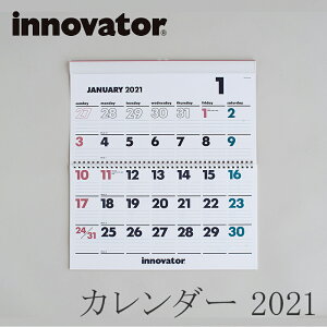 商品画像：free design（フリーデザイン）で人気のカレンダー 2021 壁掛カレンダー （イノベーター／innovator）