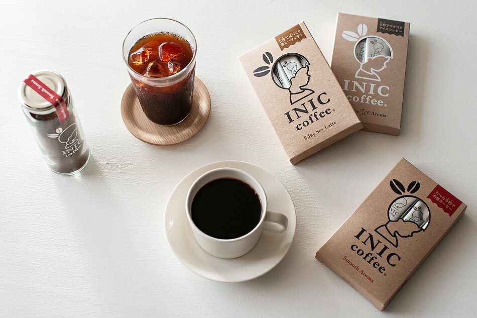 イニックコーヒーインスタントコーヒーデイタイムアイスアロマスティックタイプ6杯分(INICcoffee)