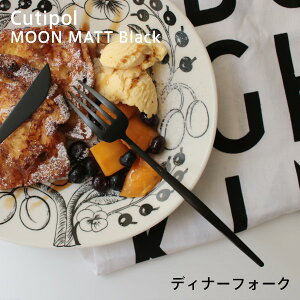 CutipolMOONMATTBlackコーヒースプーン(クチポールムーンマットブラックコーヒースプーン)