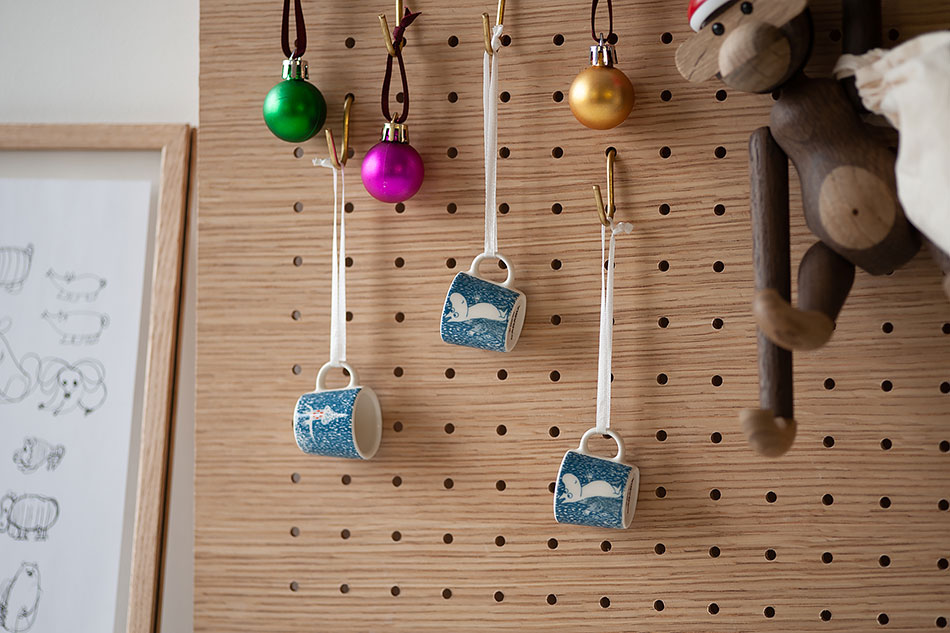 【2018年冬季限定/単品販売】アラビア ムーミン ミニマグ ライト スノーフォール（ARABIA Moomin Mini Mug Light Snowfall）