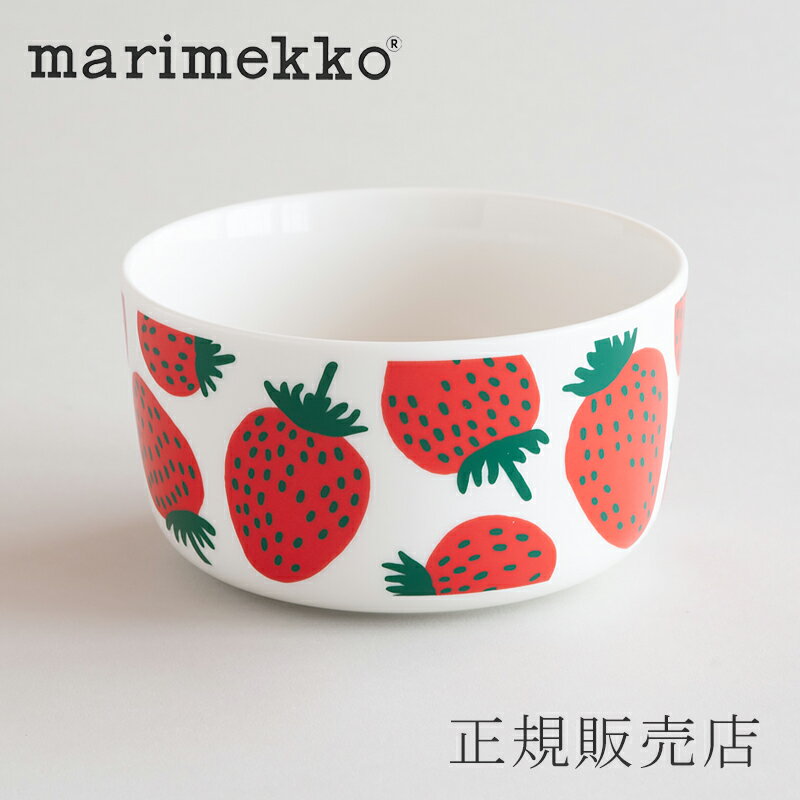 ボウル 12cm マンシッカ　レッド×グリーン（マリメッコ／marimekko）のサムネイル