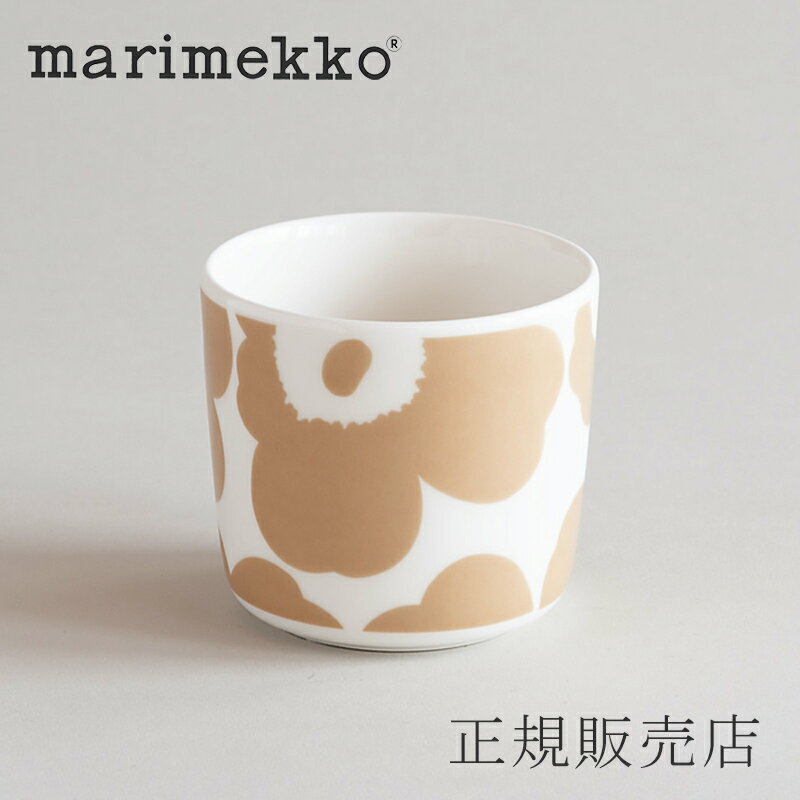 ラテマグ ウニッコ ホワイト×ベージュ（マリメッコ／marimekko）