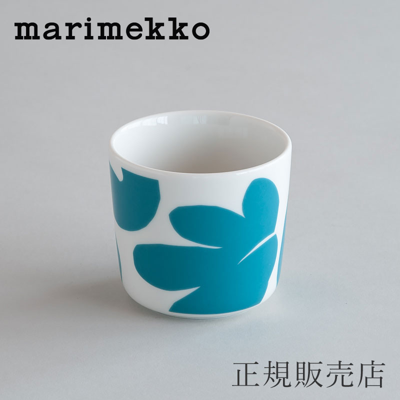 【SALE】ラテマグ レイコ ティール×ホワイト（マリメッコ／marimekko）のサムネイル
