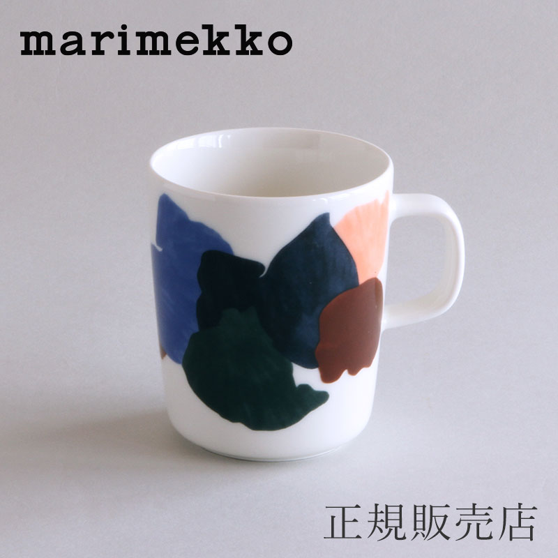 【SALE】マグ ピュッキ グリーン×ブルー（マリメッコ／marimekko）のサムネイル